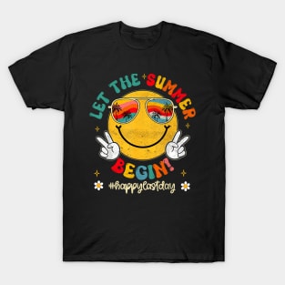 Last Day Of School Teacher Kids Let The Summer Begin T-Shirt